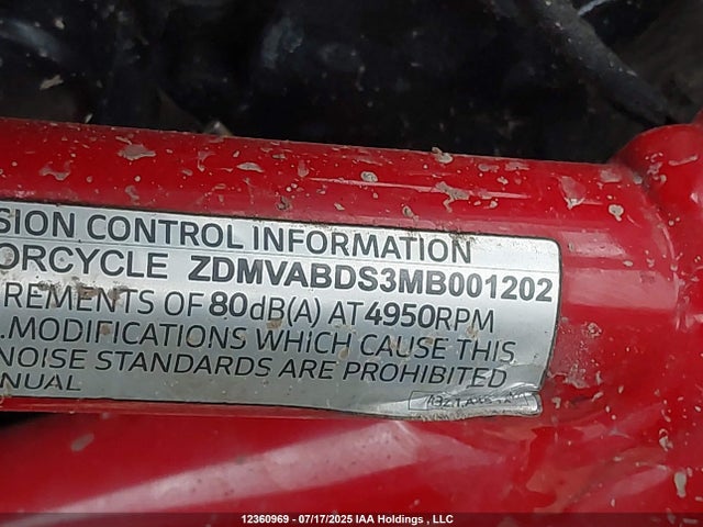 Ducati 2021 2021 ZDMVABDS3MB001202 Image 12