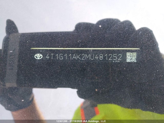 4T1G11AK2MU481252 Toyota a25a-fks