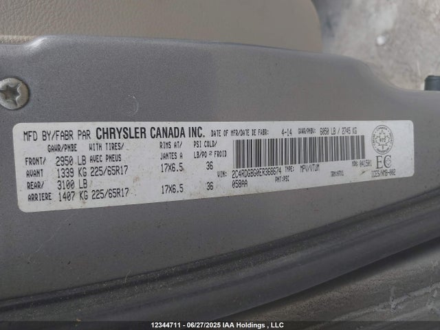 2C4RDGBG0ER368674 Dodge 2014