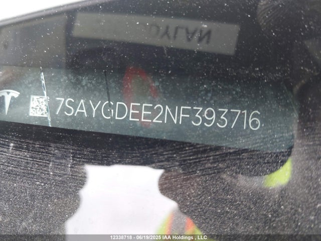 Tesla Model Y 2022 7SAYGDEE2NF393716 Image 17