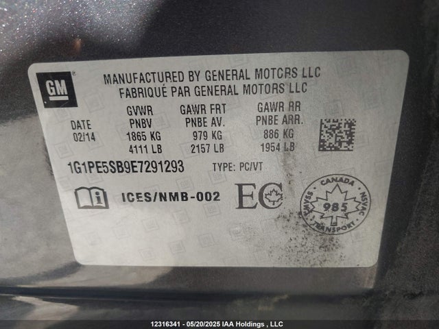 1G1PE5SB9E7291293 Chevrolet LUV