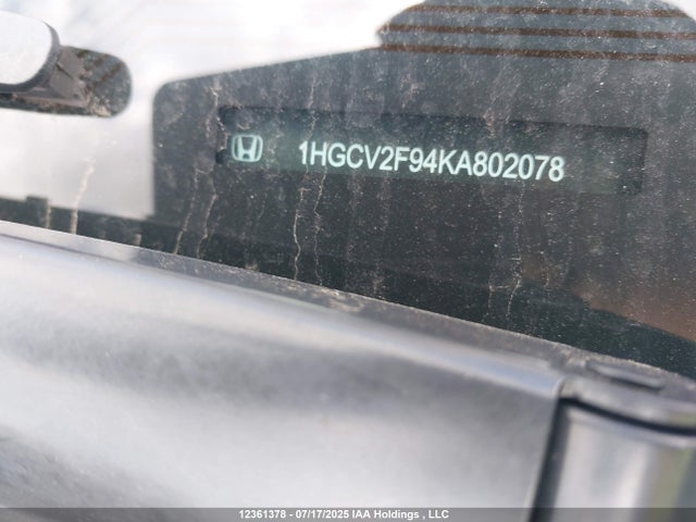 1HGCV2F94KA802078 Honda k20c4