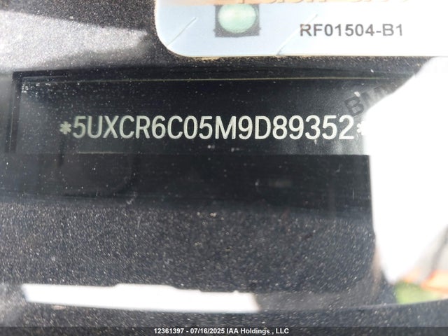 5UXCR6C05M9D89352 BMW X5