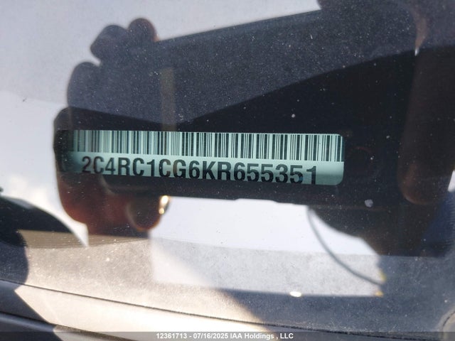 2C4RC1CG6KR655351 Chrysler 2019