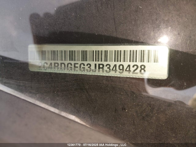 2C4RDGEG3JR349428 Dodge Grand Caravan
