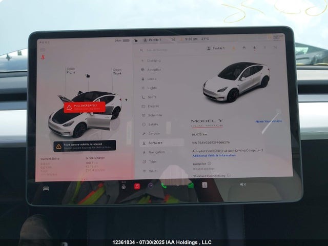 7SAYGDEF2PF666276 Tesla Model Y