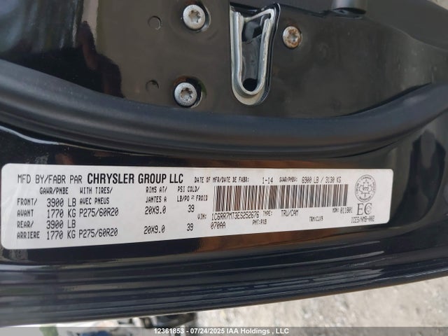 1C6RR7MT3ES252676 Dodge 2014