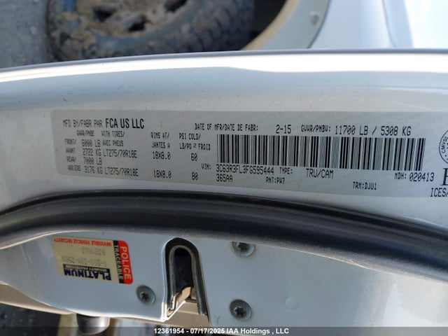 RAM 3500 2015 3C63R3FL3FG595444 Image 9