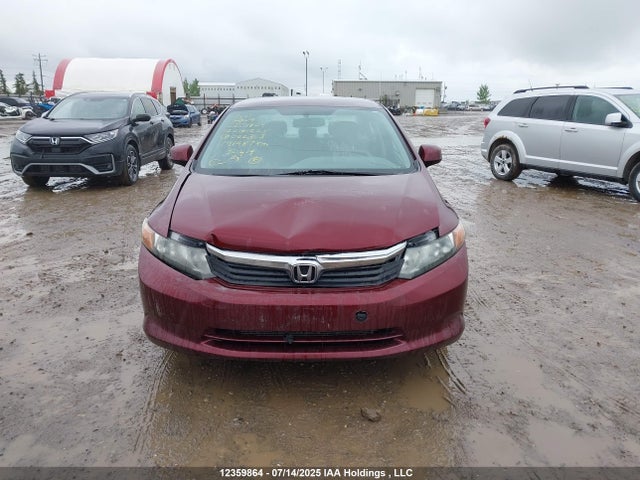 12359864 :رقم المزاد ، 2HGFB2F42CH062303 vin ، 2012 Honda Civic Lx مزاد بيع