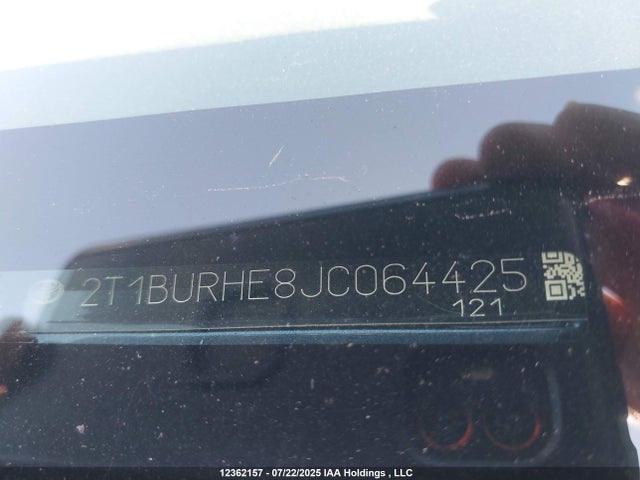 2T1BURHE8JC064425 Toyota 2zr-fe