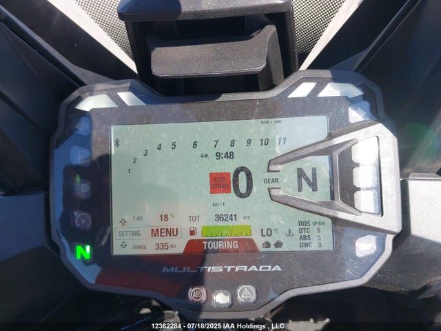 ZDMAAEKW8JB000354 Ducati Multistrada 1260/1260 S/1260 S Dlair/1260 Pikes Peak