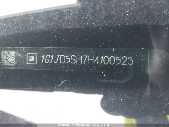1G1JD5SH7H4100523 Chevrolet luw - mfi, e85 max