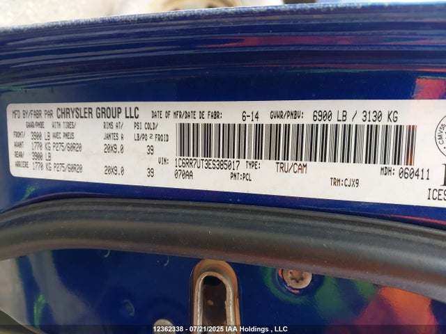 RAM 2014 2014 1C6RR7UT3ES385017 Image 9