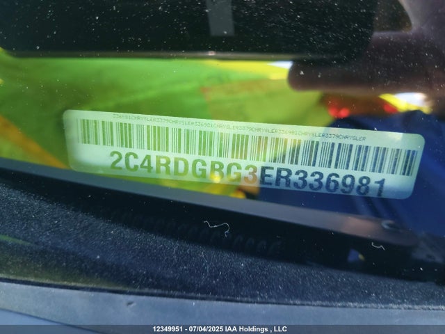 2C4RDGBG3ER336981 Dodge 2014