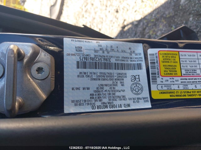 Lincoln 3.0l W/prem 2018 3LN6L5FC2JR618675 Image 9