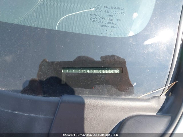 JF2GPANC2G8333431 Subaru naturally aspirated