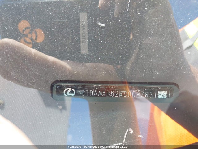 Lexus t24a-fts 2024 5TDAAAB62RS009785 Image 9