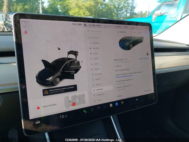 5YJ3E1EA5KF412456 Tesla MODEL 3