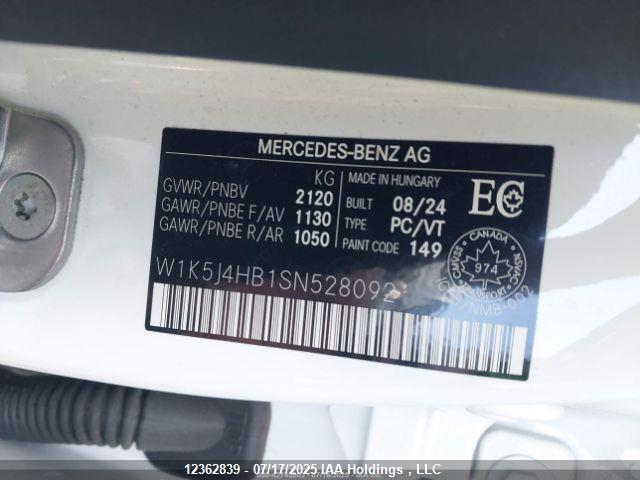 W1K5J4HB1SN528092 Mercedes-Benz m260