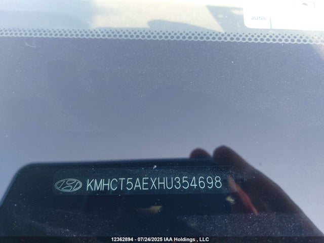 KMHCT5AEXHU354698 Hyundai 2017