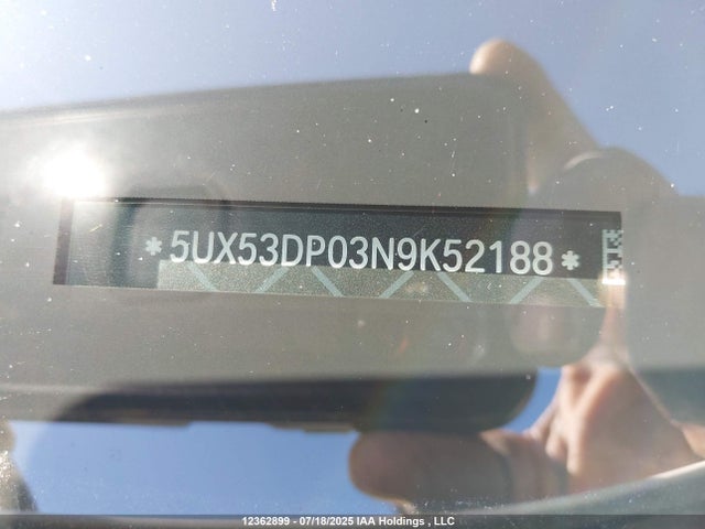 5UX53DP03N9K52188 BMW X3