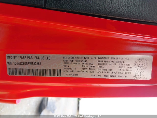 1C4HJXEG5PW632367 Jeep Wrangler