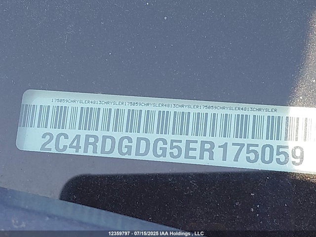 2C4RDGDG5ER175059 Dodge 2014