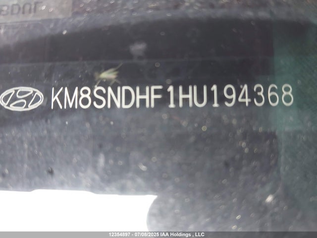 KM8SNDHF1HU194368 Hyundai gdi lambda ii