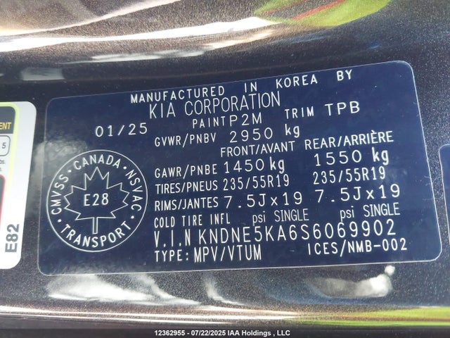 KNDNE5KA6S6069902 KIA gamma ii + hev