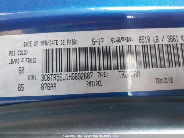 RAM 2500 2017 3C6TR5EJ1HG692687 Image 19