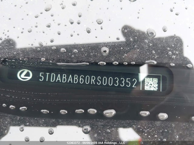 5TDABAB60RS003352 Lexus t24a-fts