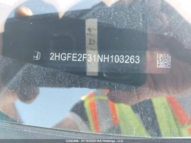 Honda 2022 2022 2HGFE2F31NH103263 Image 18