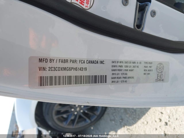 2C3CDXMG6PH614319 Dodge 2023