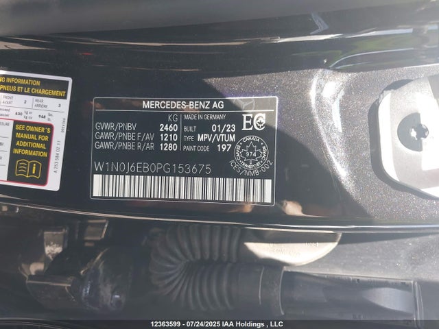 Aukcja sprzedaży 2023 Mercedes-benz Glc Coupe 43 4matic Amg, vin: W1N0J6EB0PG153675, numer aukcji: 12363599