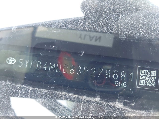 Toyota m20a-fks 2025 5YFB4MDE8SP278681 Image 9