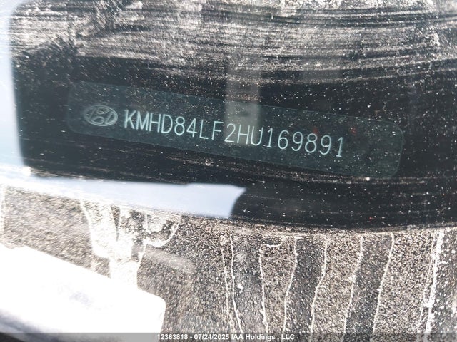 KMHD84LF2HU169891 Hyundai 2017