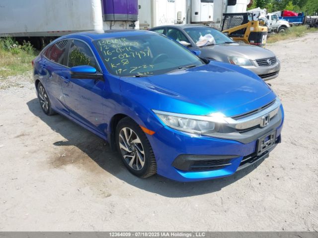 Продажа на аукционе авто 2016 Honda Civic, vin: 2HGFC2F72GH027497, номер лота: 12364009