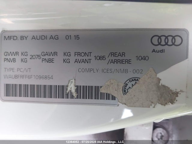 Audi A3 2015 WAUBFRFF6F1096854 Image 18