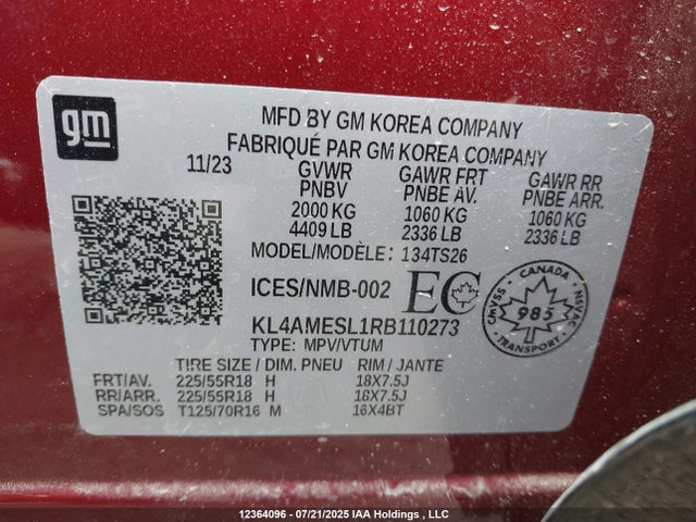 Buick l3t 2024 KL4AMESL1RB110273 Image 19