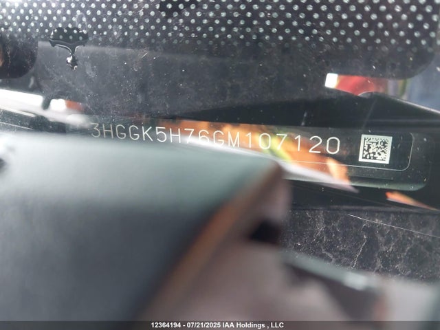 3HGGK5H76GM107120 Honda l15b1