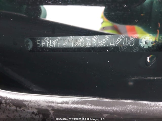 Honda j35z4 2014 5FNYF4H46EB504240 Image 9