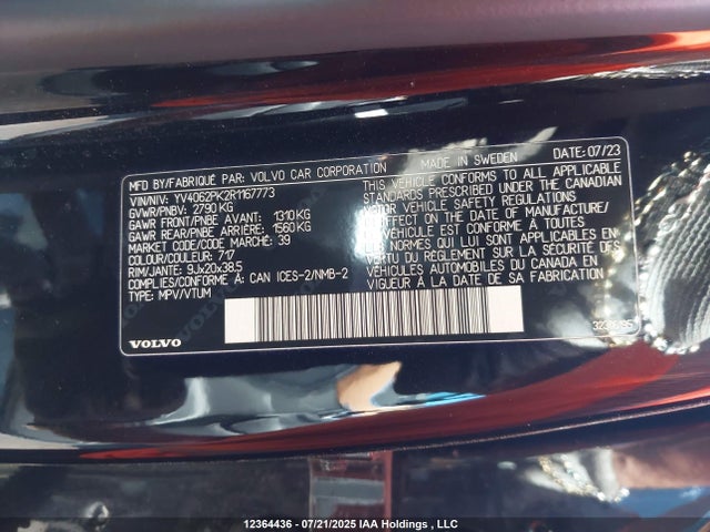 YV4062PK2R1167773 Volvo b4204te