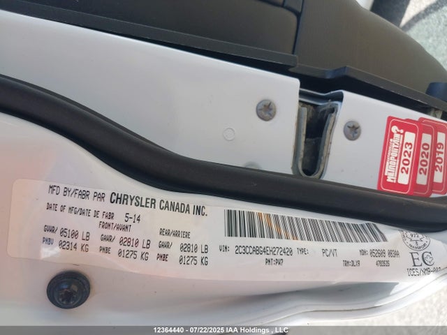 2C3CCABG4EH272420 Chrysler 2014