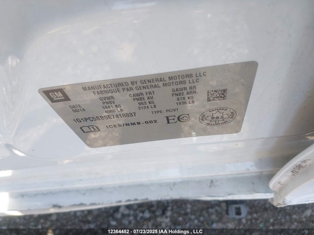 1G1PC5SB5E7418837 Chevrolet LUV