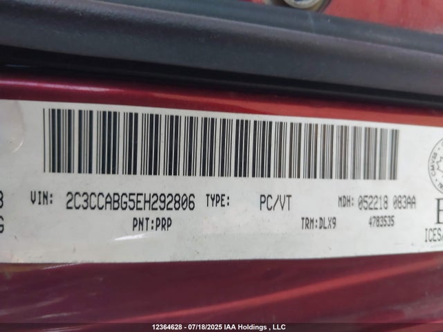 12364628 :رقم المزاد ، 2C3CCABG5EH292806 vin ، 2014 Chrysler 300 S مزاد بيع