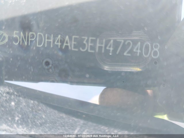 5NPDH4AE3EH472408 Hyundai dohc mpi nu
