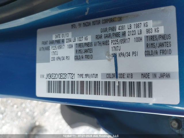 JM3KE2CY0E0317721 Mazda py