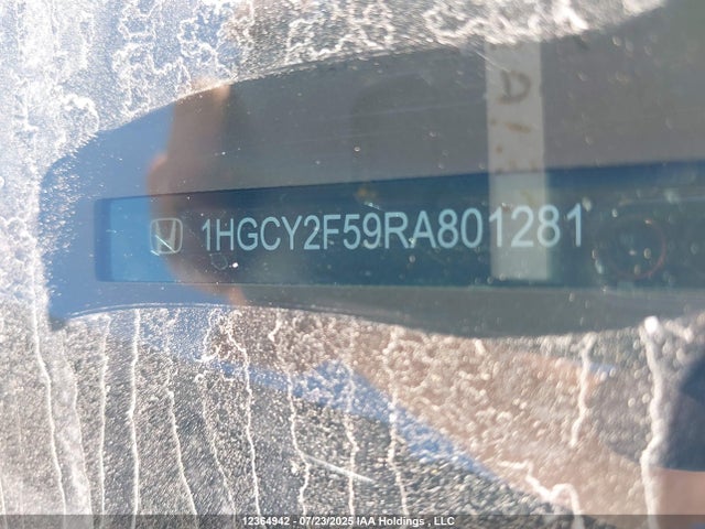 1HGCY2F59RA801281 Honda lfc5
