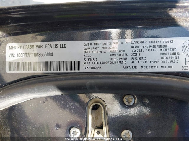 RAM 1500 2021 1C6RR7FT1MS556004 Image 19