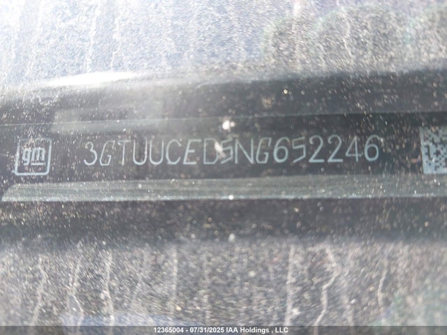 3GTUUCED5NG652246 GMC l84